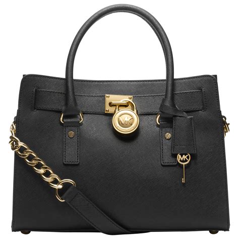 michael kors black ghw|Hamilton E/W Satchel .